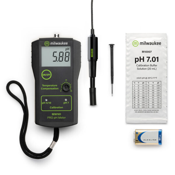 MEDIDOR DE PH EN SUELO C/KIT MW-101 SOIL MILWAUKEE