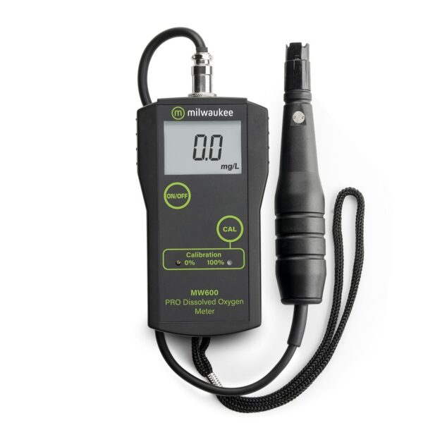 MEDIDOR DIGITAL PORTATIL DE OXIGENO DISUELTO MW-605 MILWAUKEE