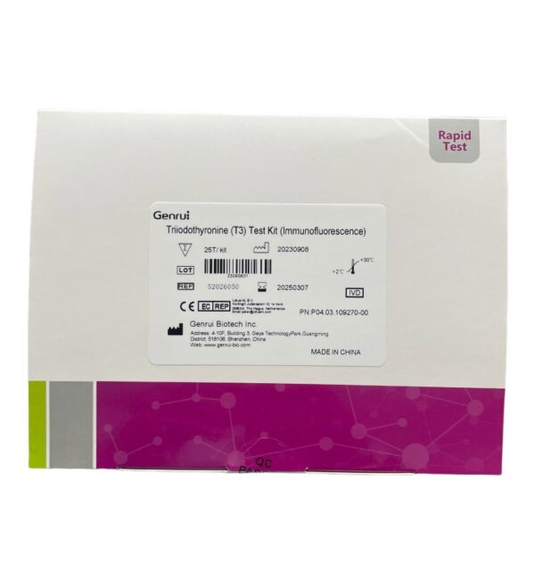 REACTIVO T3 P/ANALIZADOR FA-50 CAJA X 25 DET GENRUI