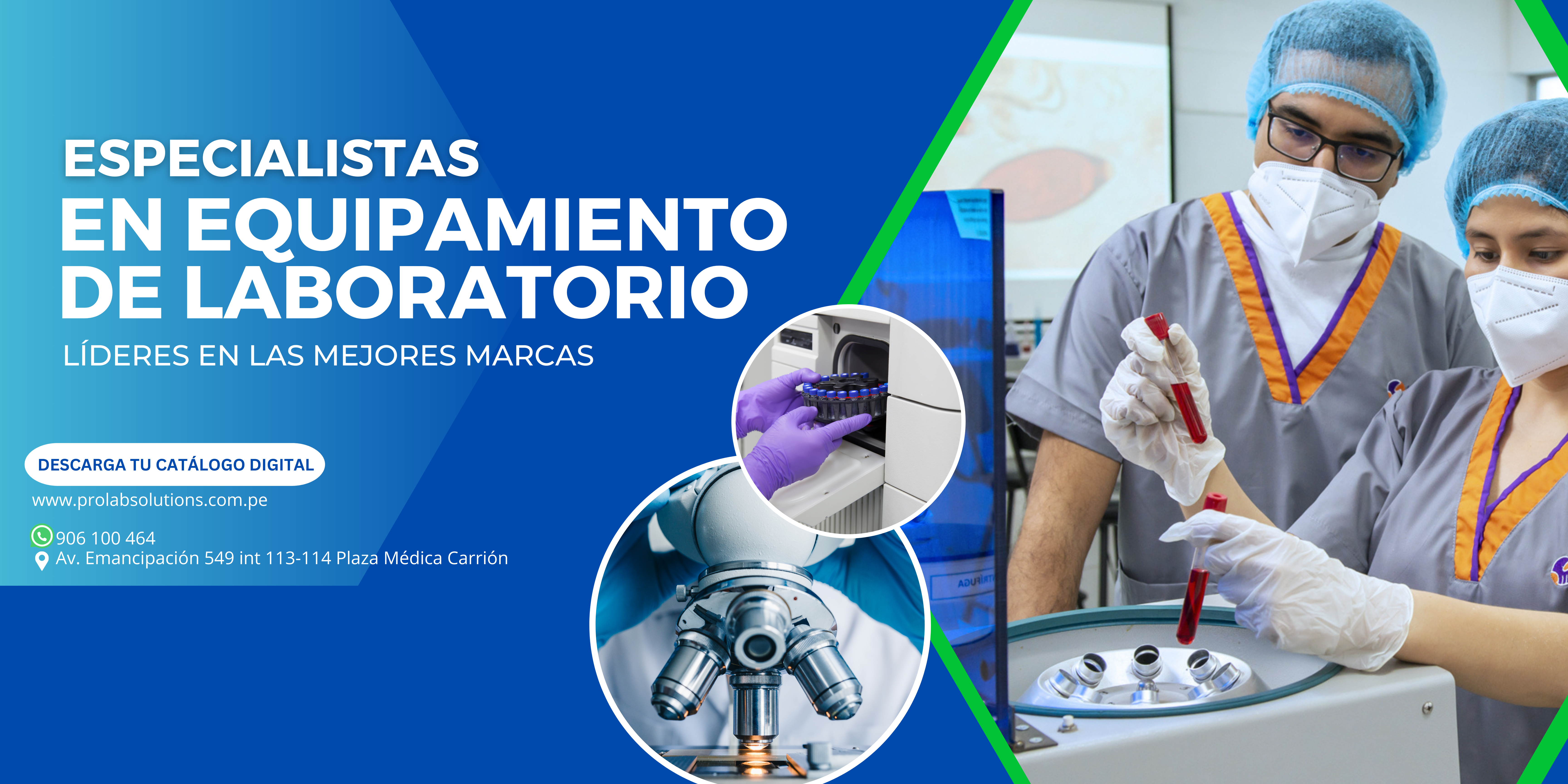 Prolab Solutions - Especialistas en equipamiento de laboratorio líderes en las mejores marcas