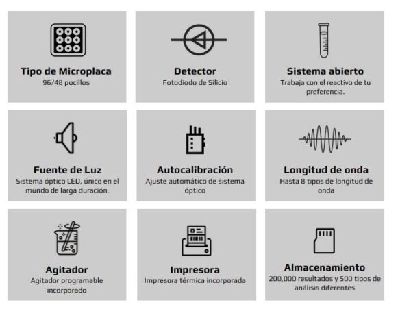 LECTOR DE MICROPLACAS DE ELISA DIATEK - Imagen 2