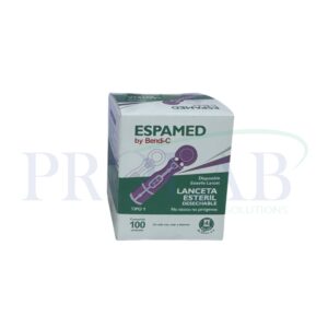 LANCETAS ESTERILES PARA GLUCÓMETRO